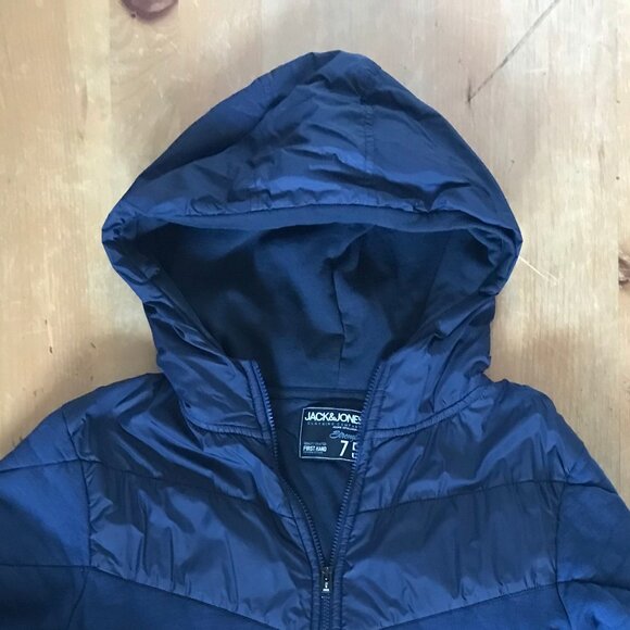 Jack & Jones Men’s Blue Winter Jacket - Size L - Picture 2 of 8